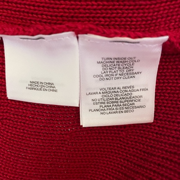 Nine West women’s burgundy cable knit sweater dress A-line, size Small, EUC - Picture 4 of 10